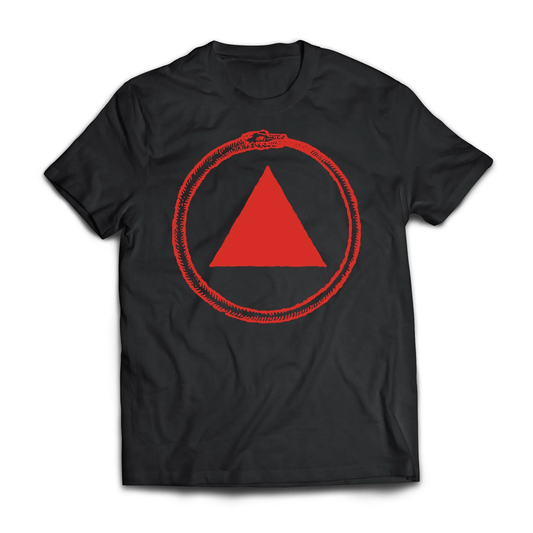 Red Logo Black T-Shirt