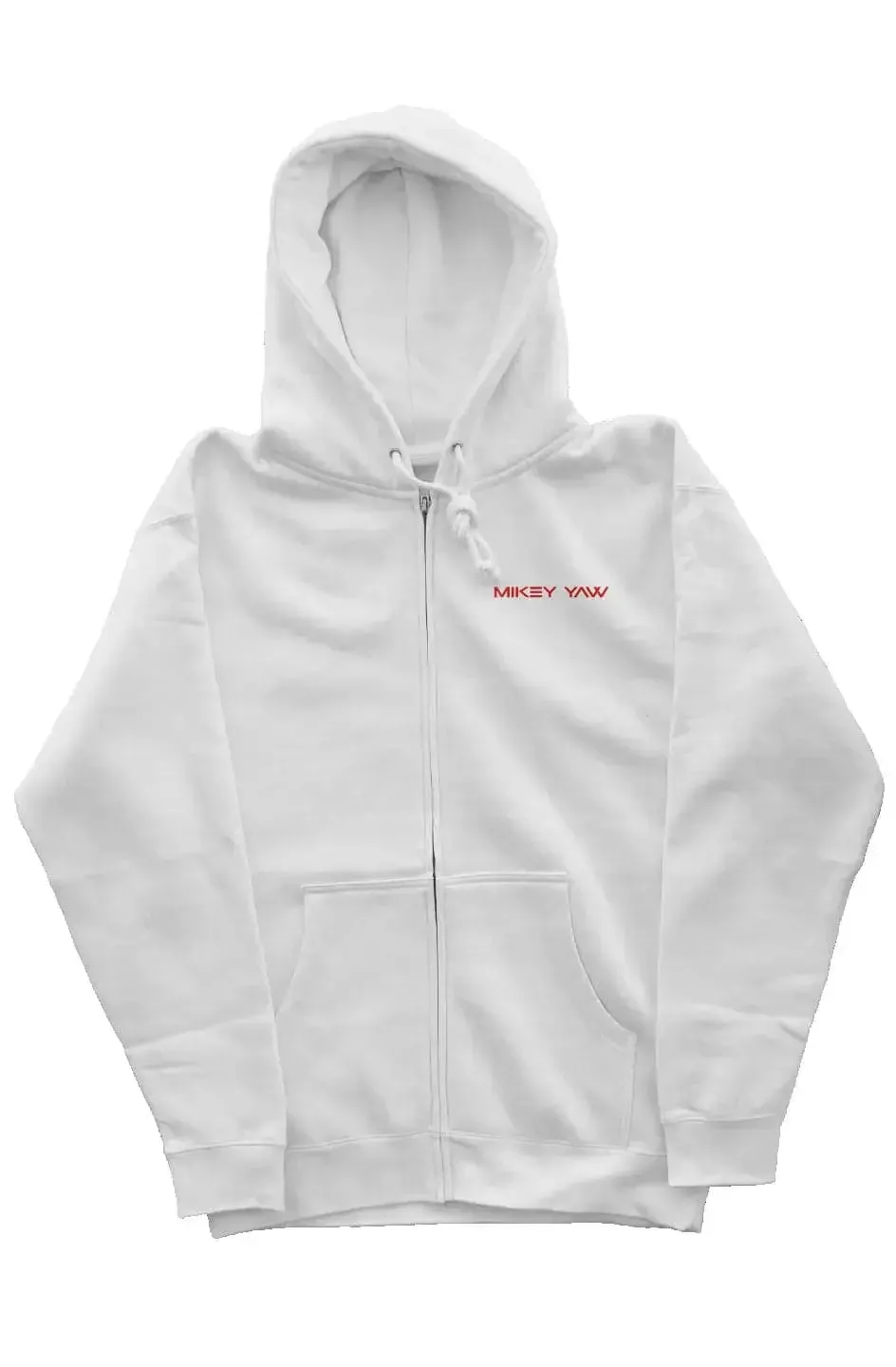 Red Portal Zipper Hoodie (White)