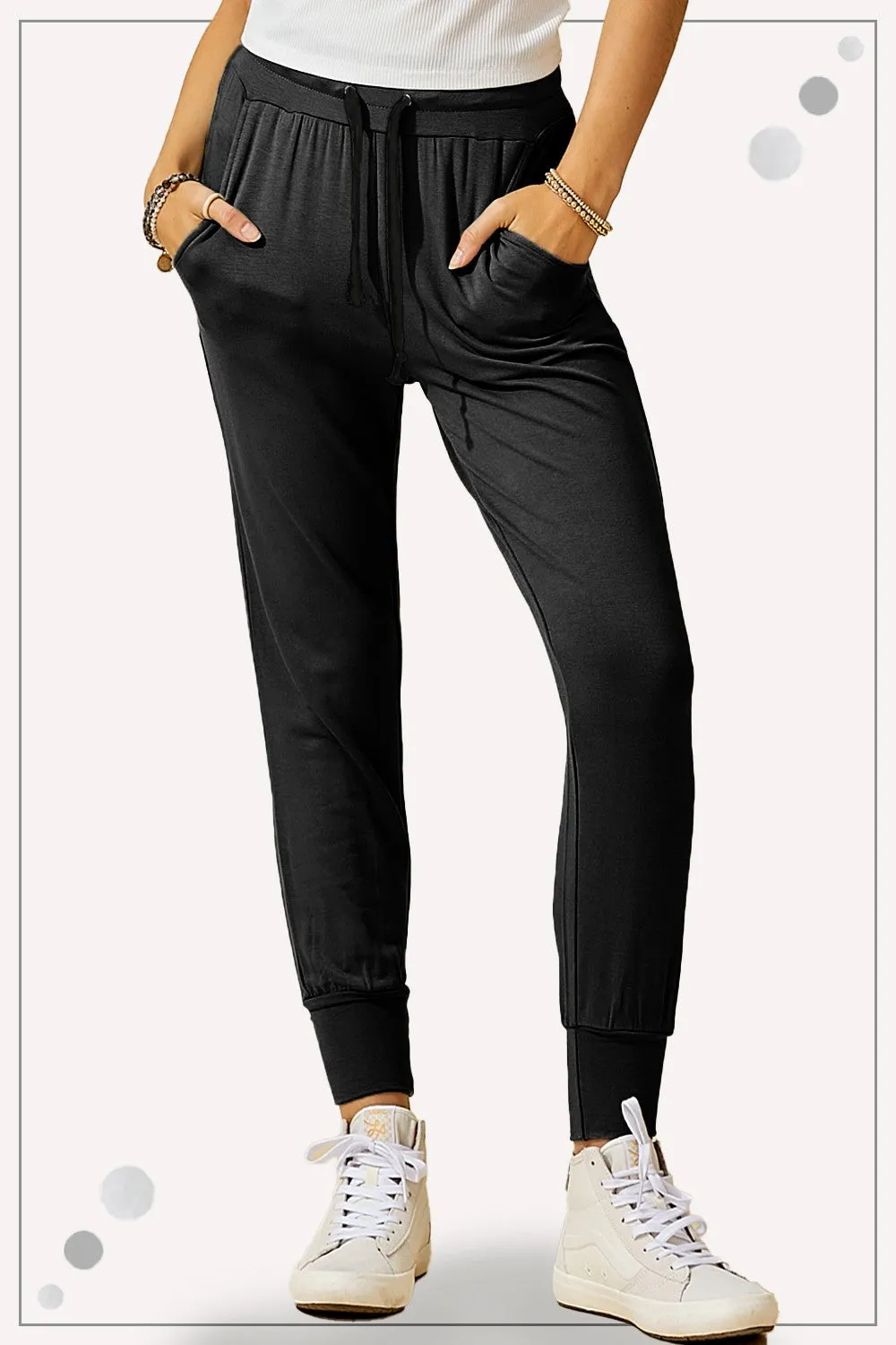 Relaxed Drawstring Joggers