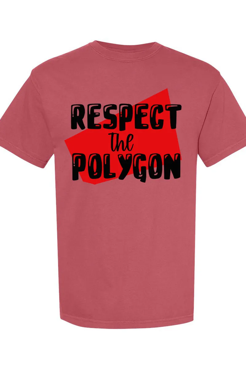 Respect The Polygon Comfort Colors Adult Ring-Spun Cotton Tee