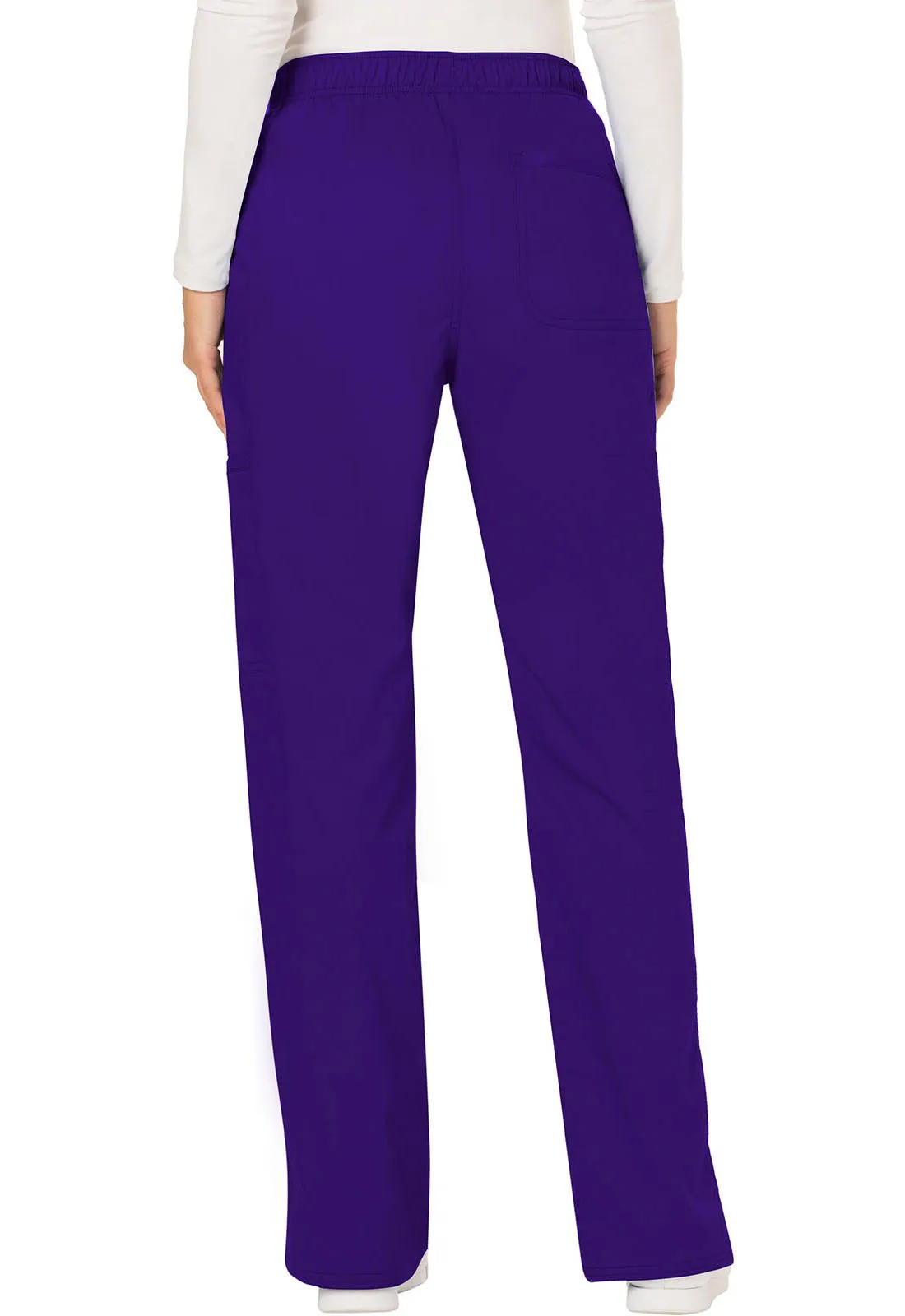 Revolution WW120 Mid Rise Moderate Flare Drawstring Pants Grape