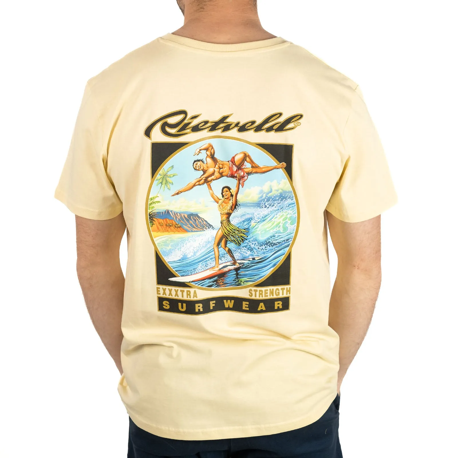 Rietveld Mens Exxtra Strength Graphic Crew Neck T-Shirt