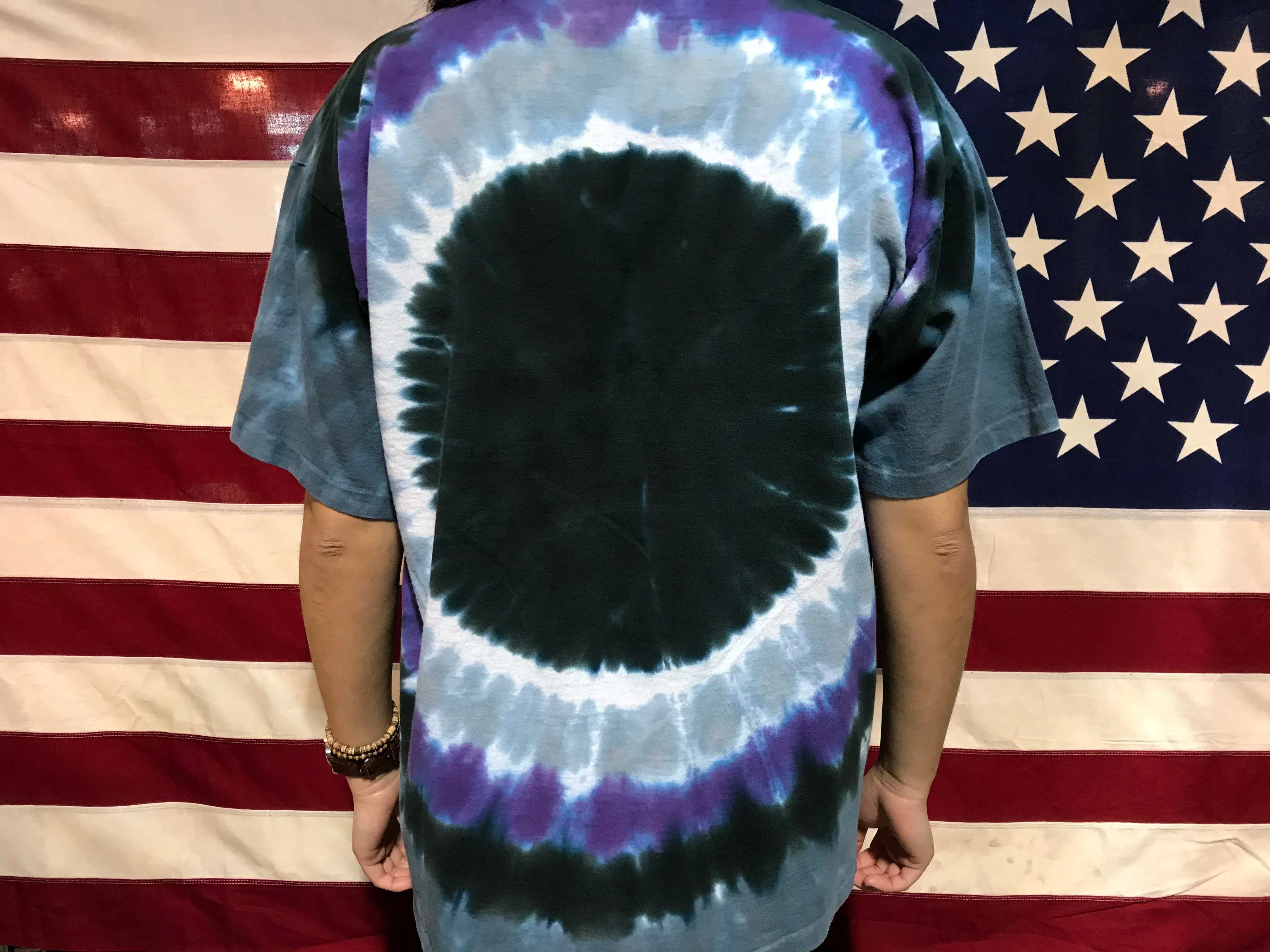 Rolling Stones 2003  “ Tattoo You “ Original Vintage Rock Tie Dye T-Shirt by Liquid Blue USA