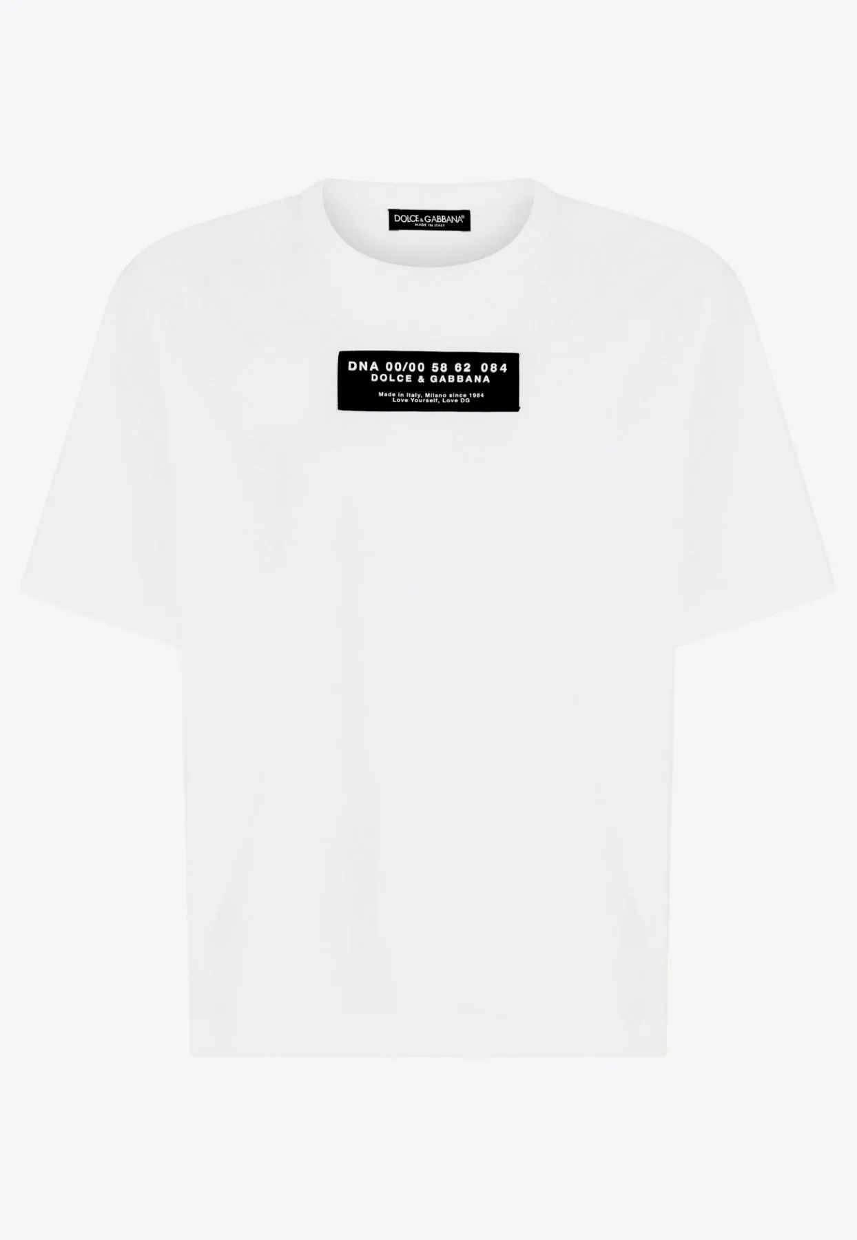 Rubberized Logo-Patch Cotton T-shirt