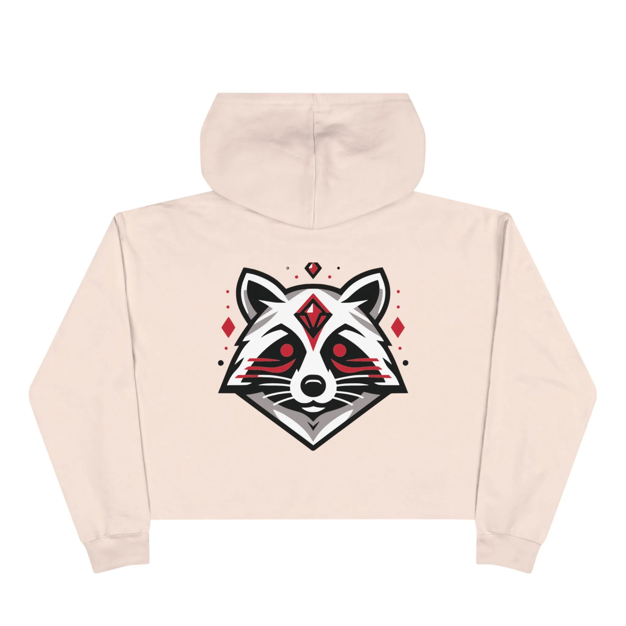 Ruby Raccoon Crop Hoodie