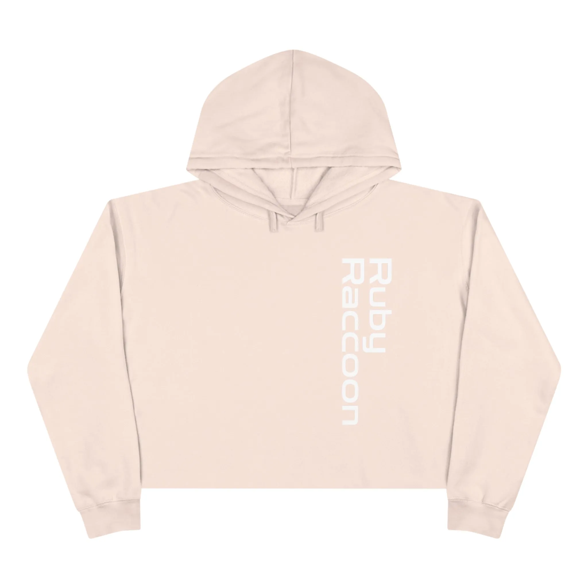 Ruby Raccoon Crop Hoodie