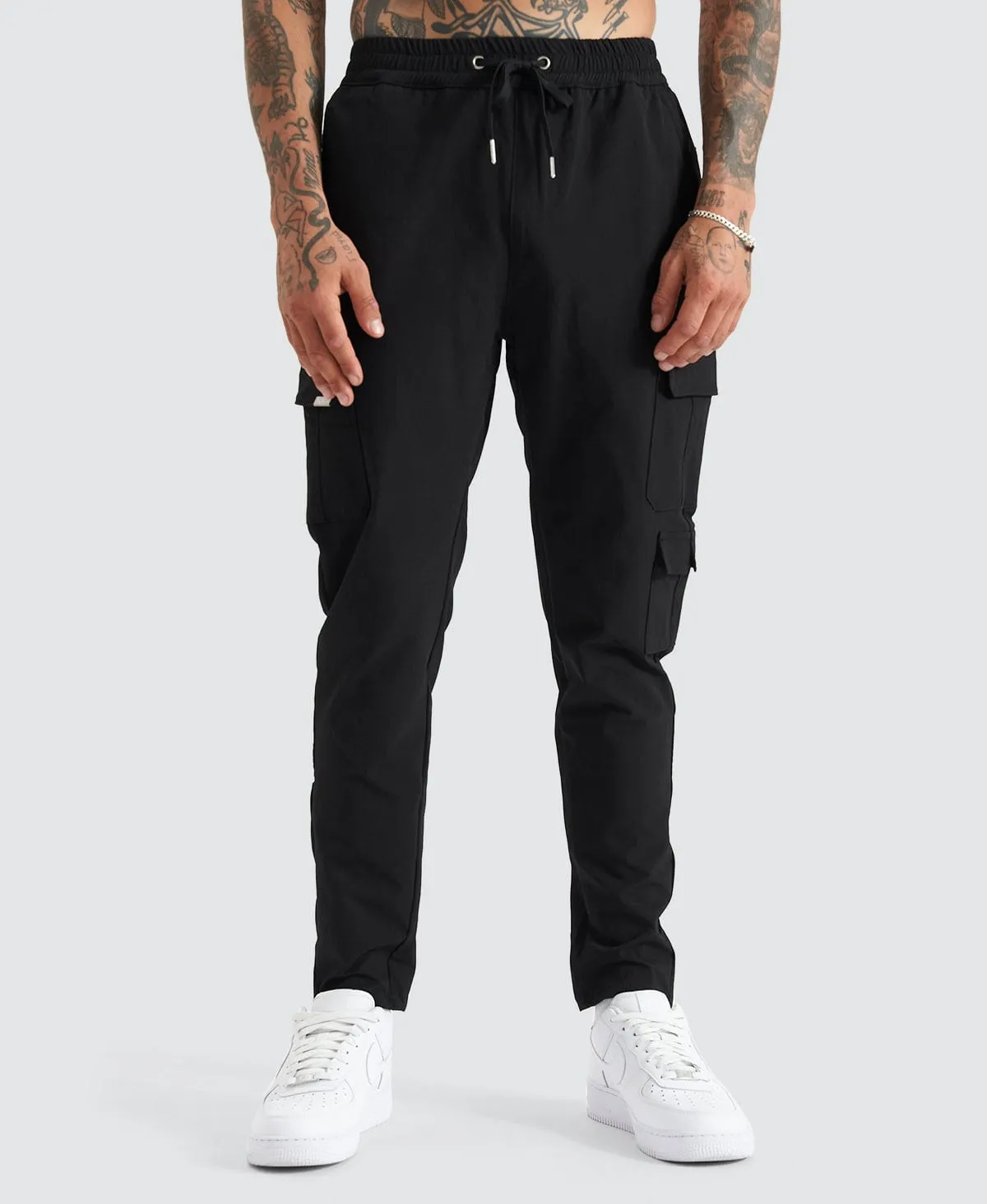 S150 Slim Cargo Pant Black
