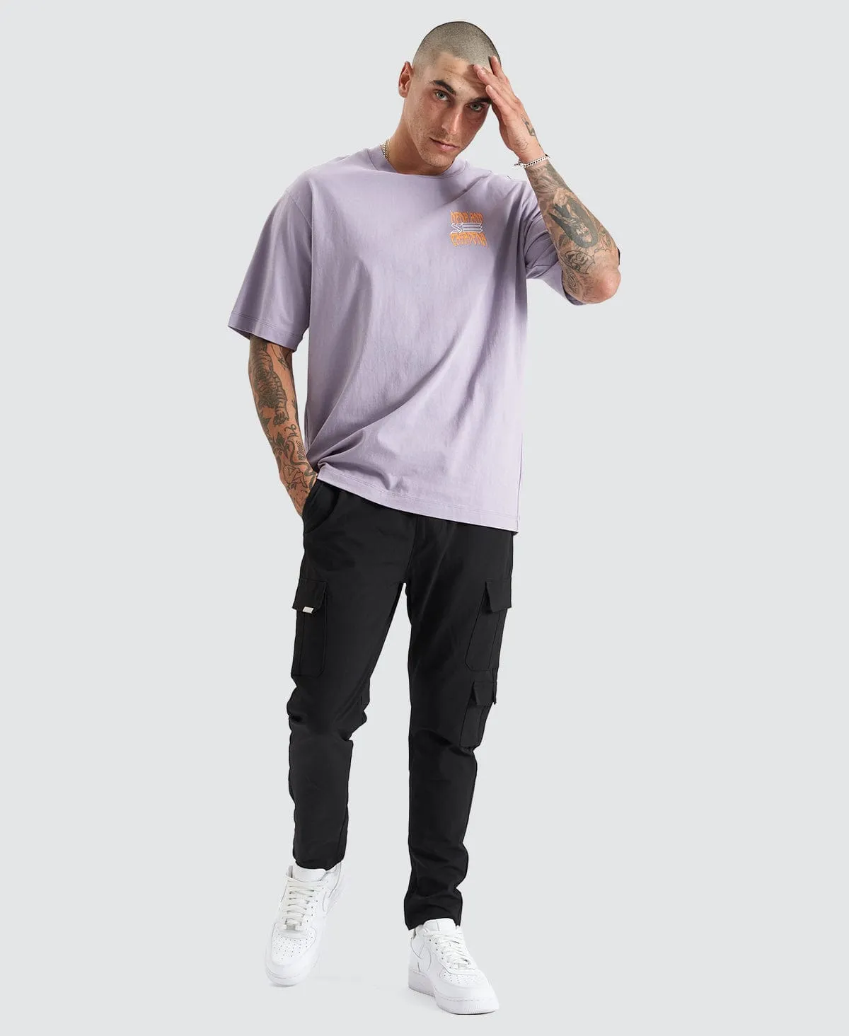 S150 Slim Cargo Pant Black