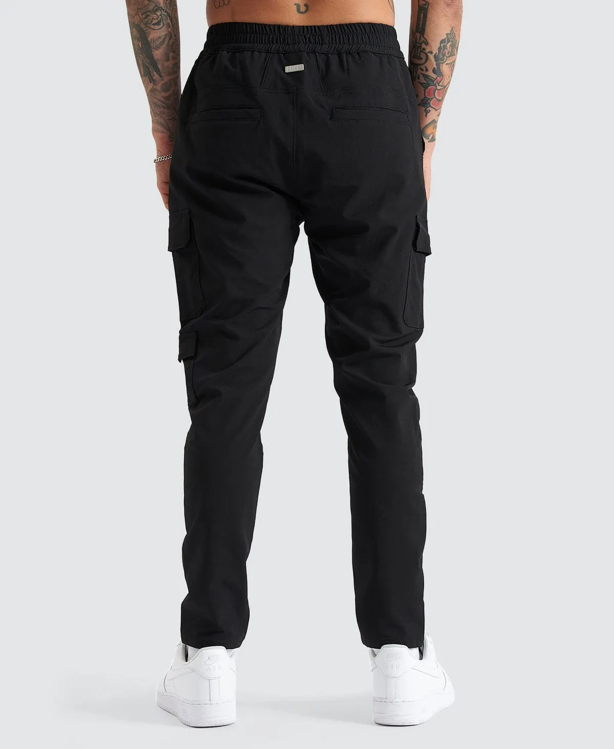 S150 Slim Cargo Pant Black