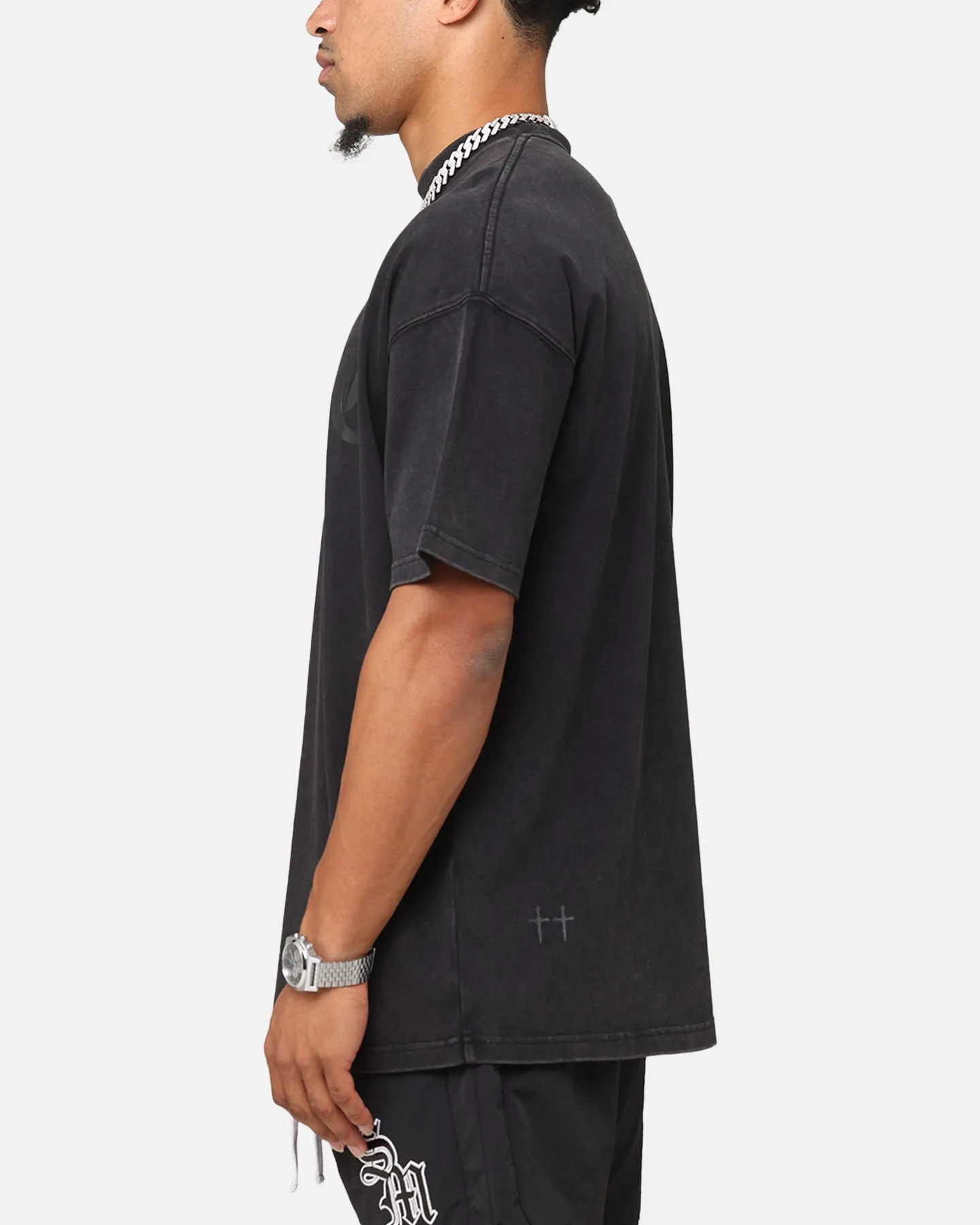 Saint Morta Saint Athletica Boxy T-Shirt Vintage Black