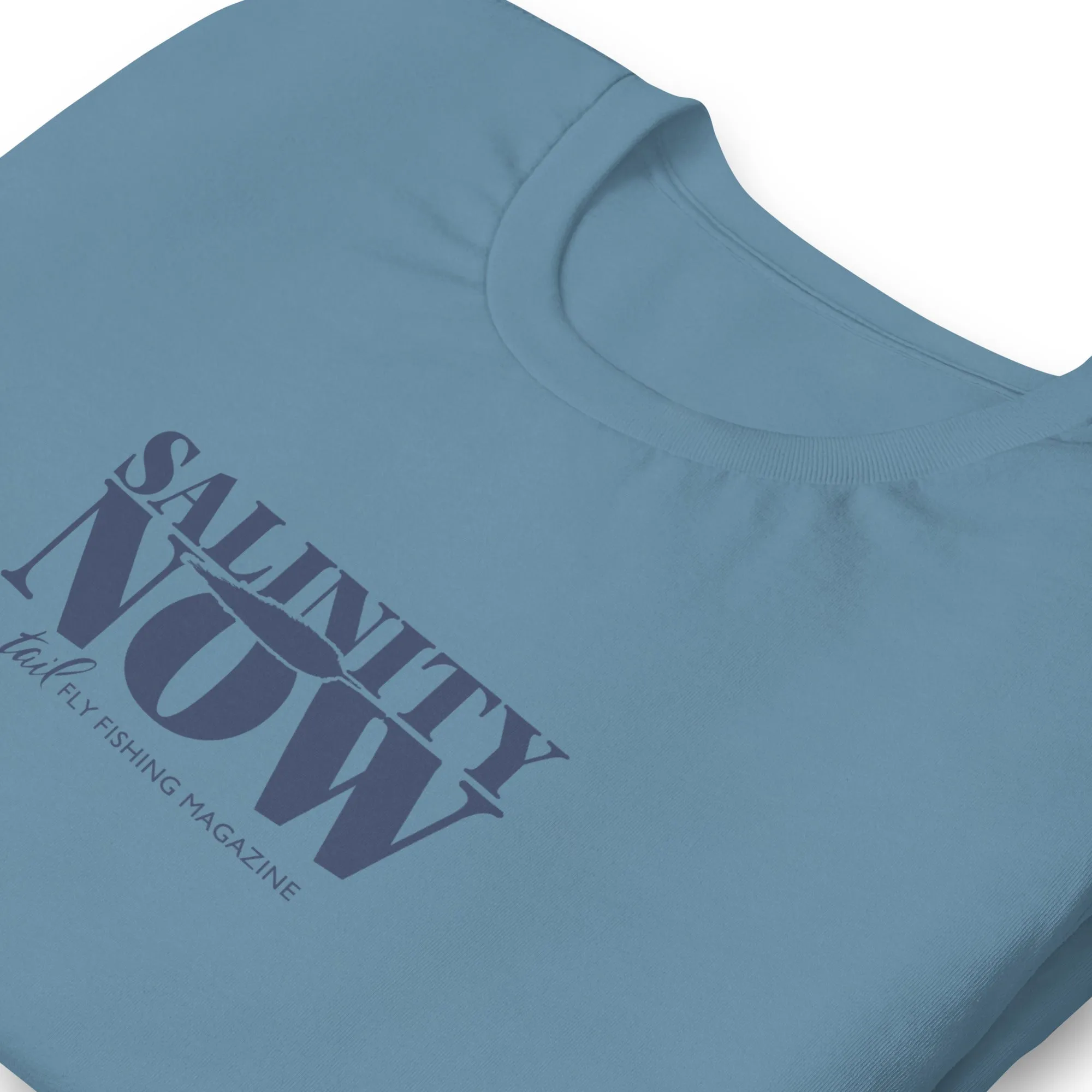Salinity Now Tee  - Navy graphic SS