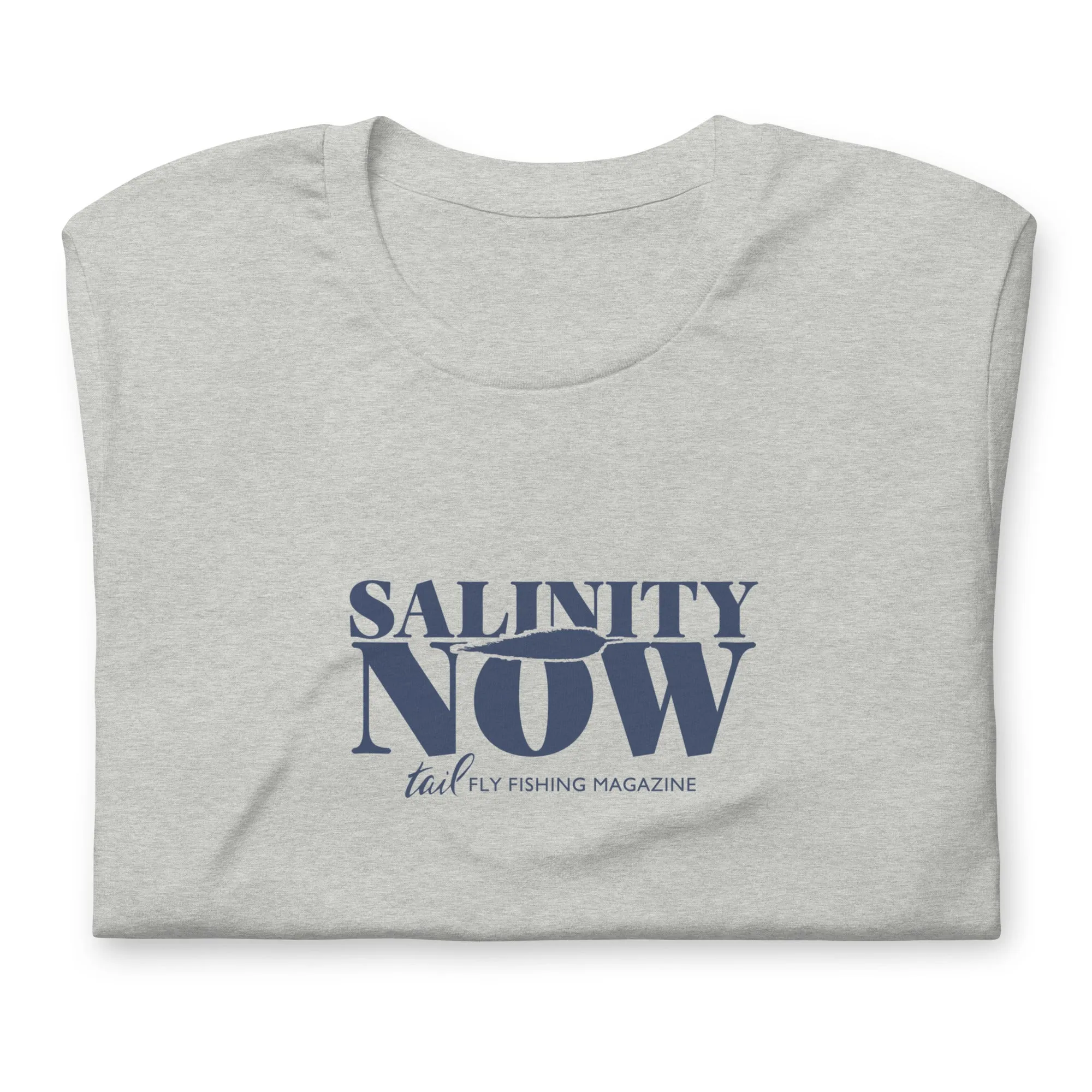 Salinity Now Tee  - Navy graphic SS