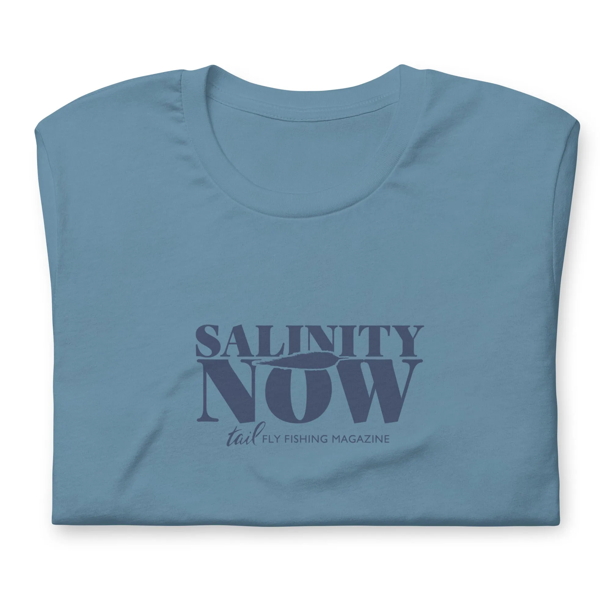 Salinity Now Tee  - Navy graphic SS