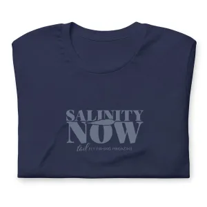 Salinity Now Tee  - Navy graphic SS