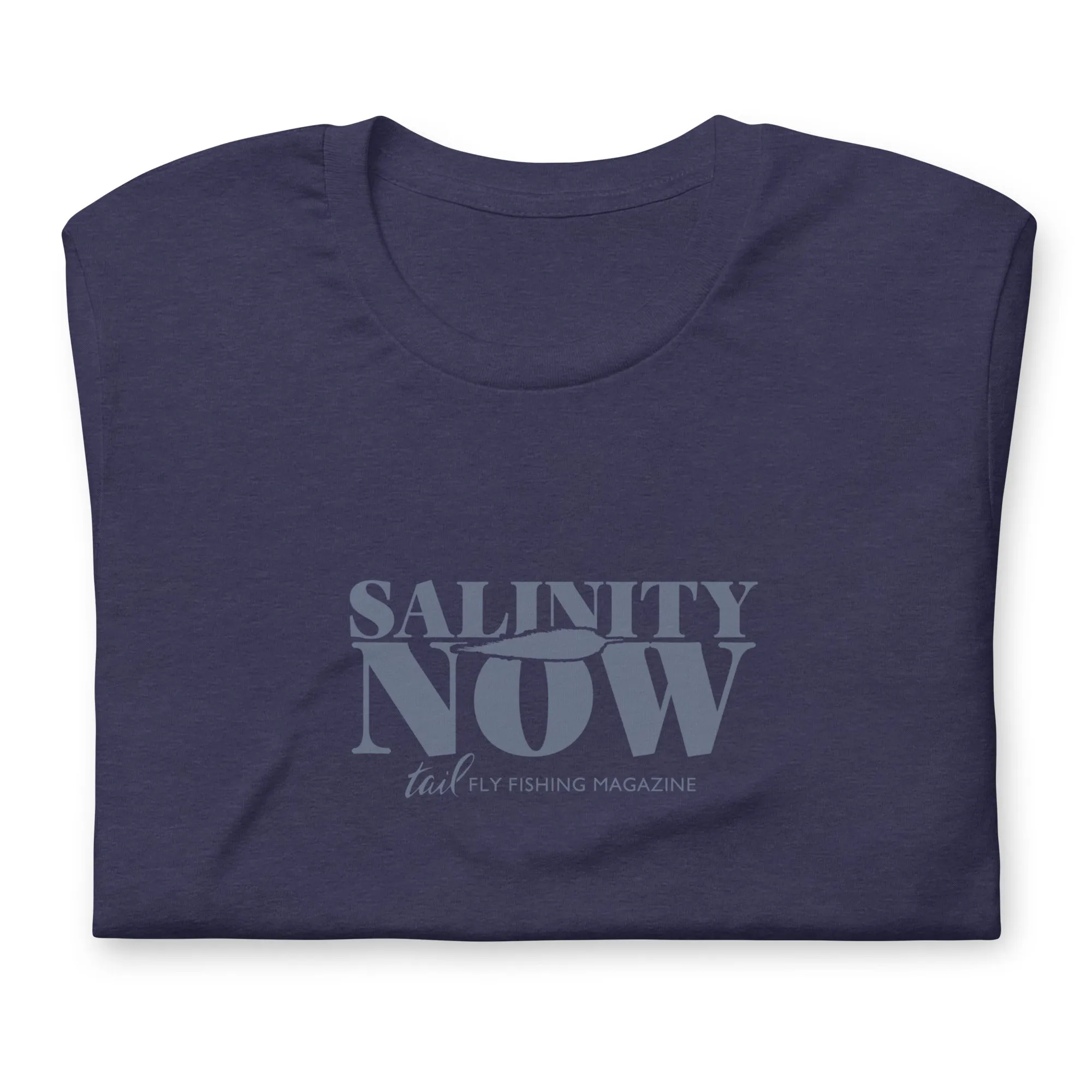 Salinity Now Tee  - Navy graphic SS