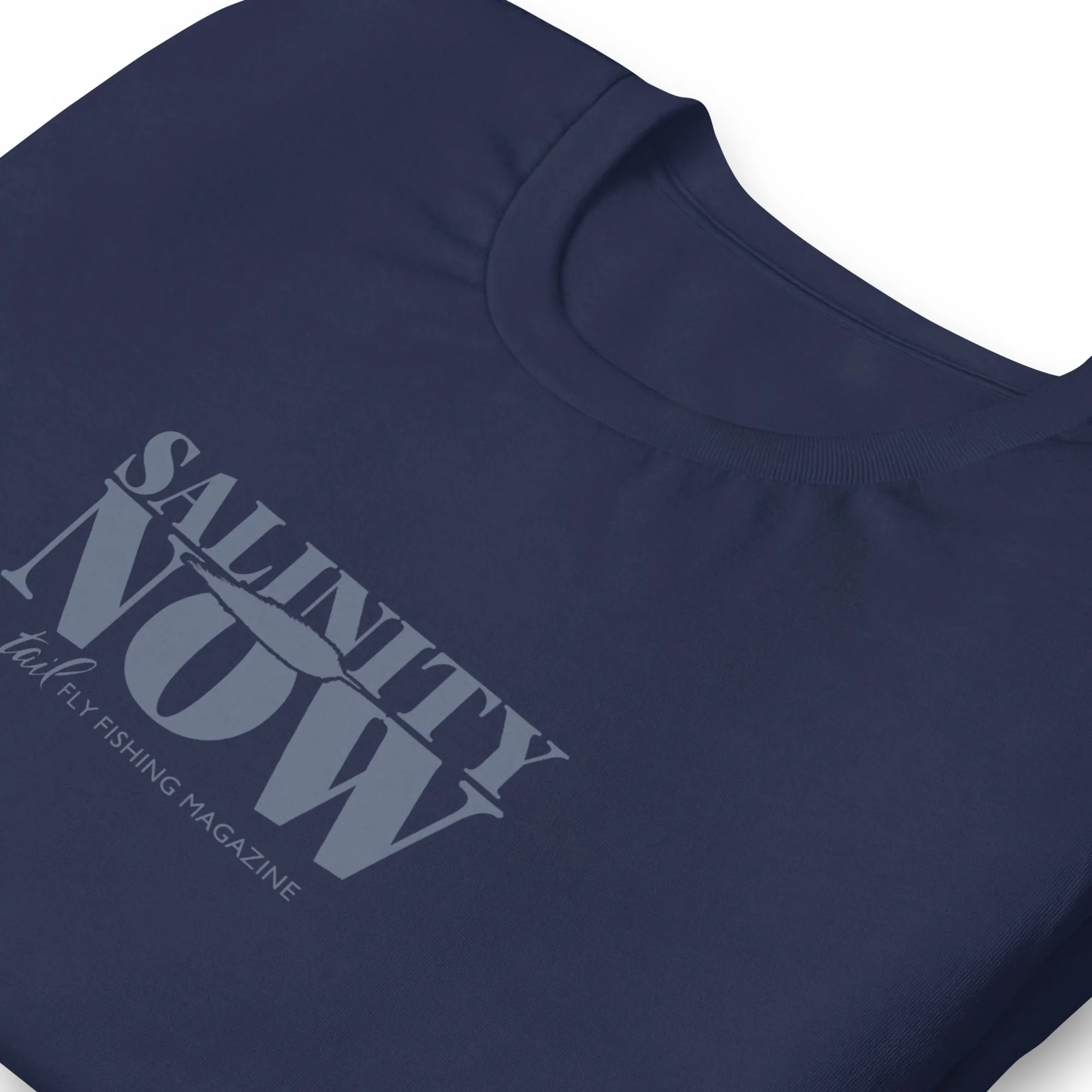 Salinity Now Tee  - Navy graphic SS