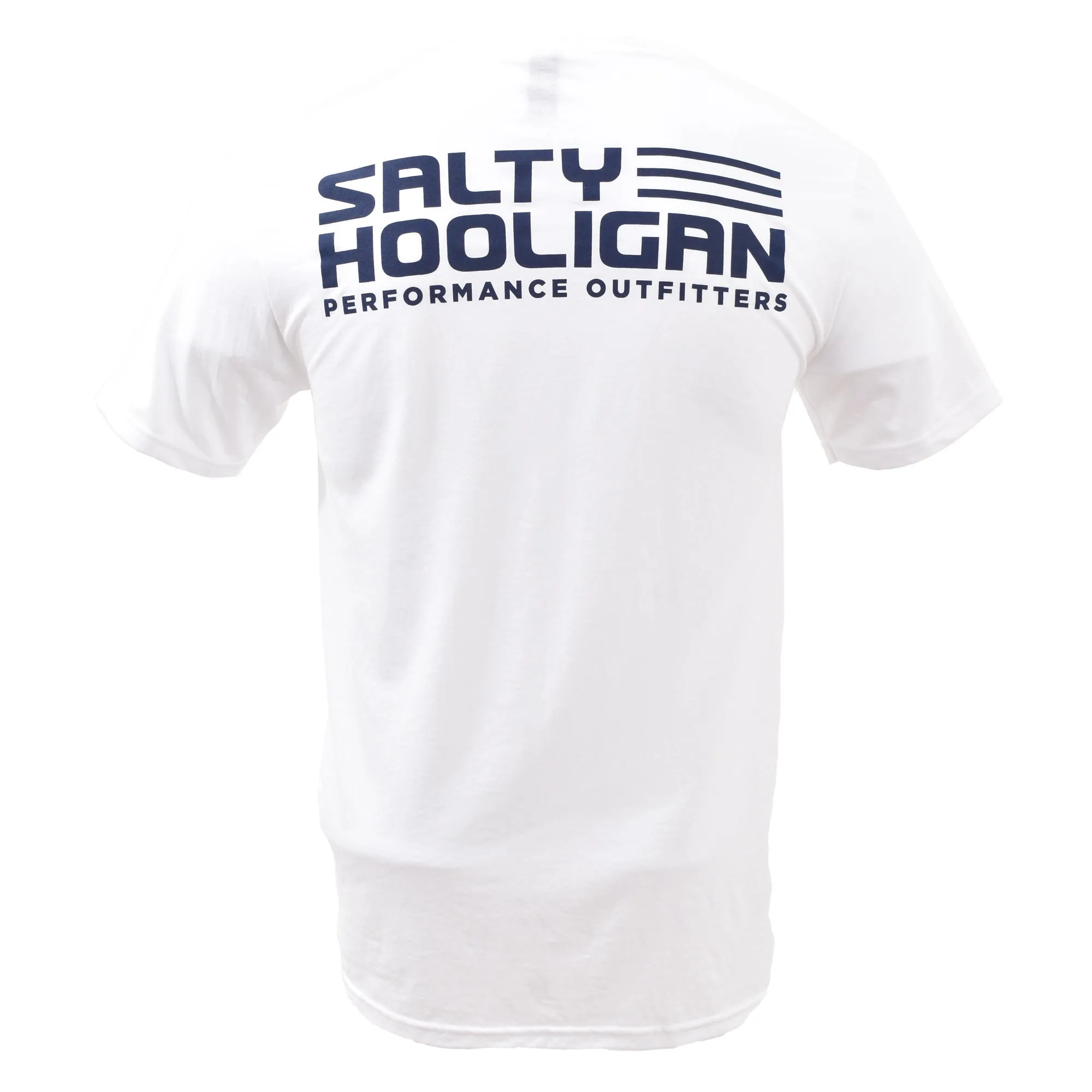 SALTY HOOLIGAN LOGO TEE - WHITE