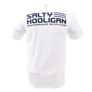 SALTY HOOLIGAN LOGO TEE - WHITE