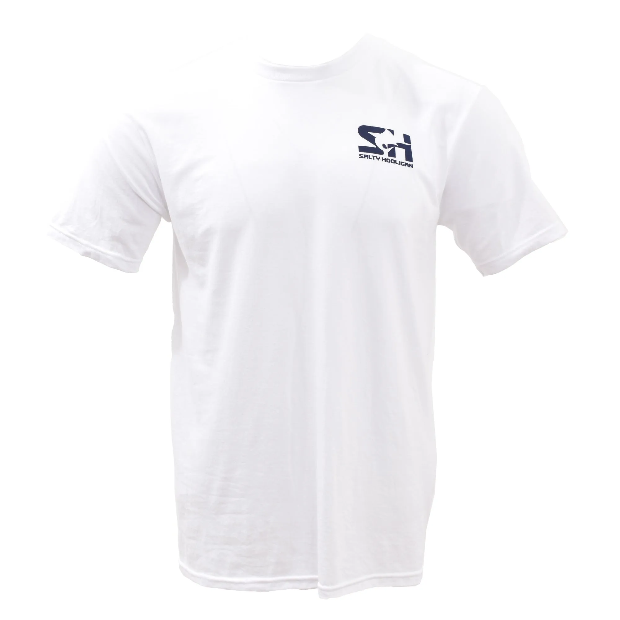 SALTY HOOLIGAN LOGO TEE - WHITE