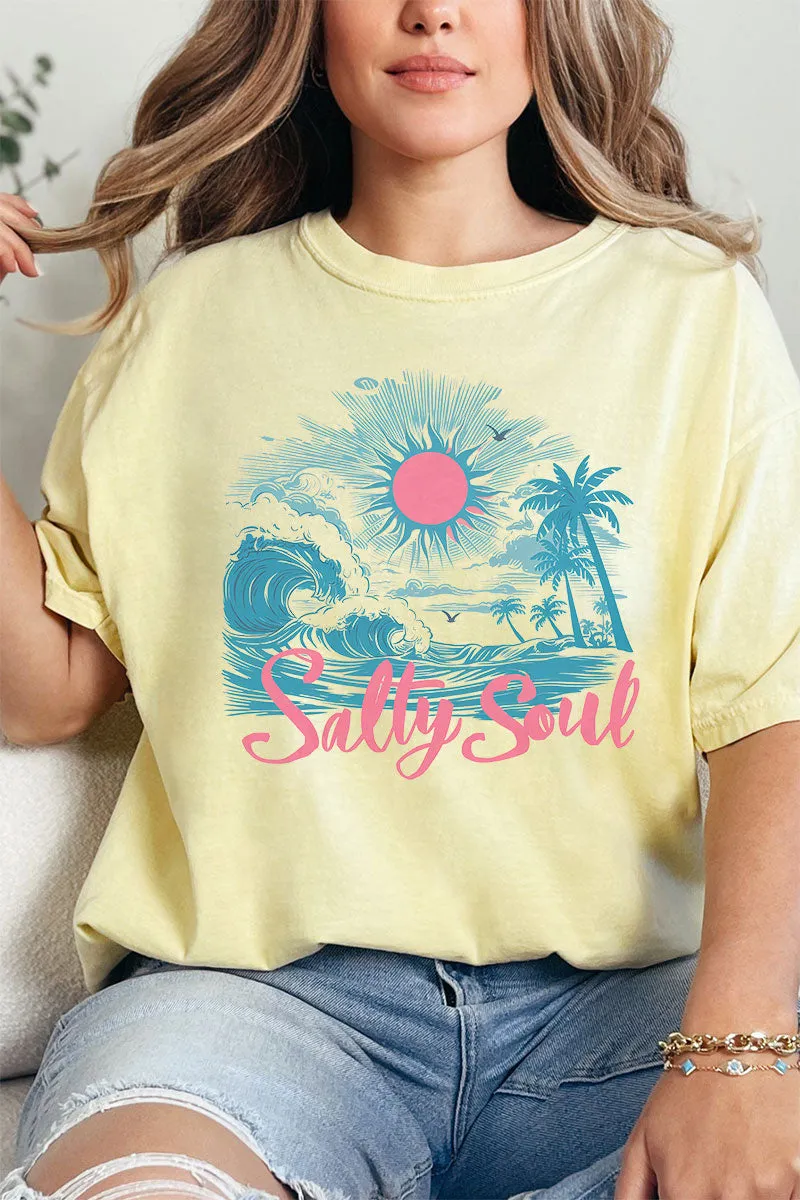 Salty Soul Comfort Colors Adult Ring-Spun Cotton Tee