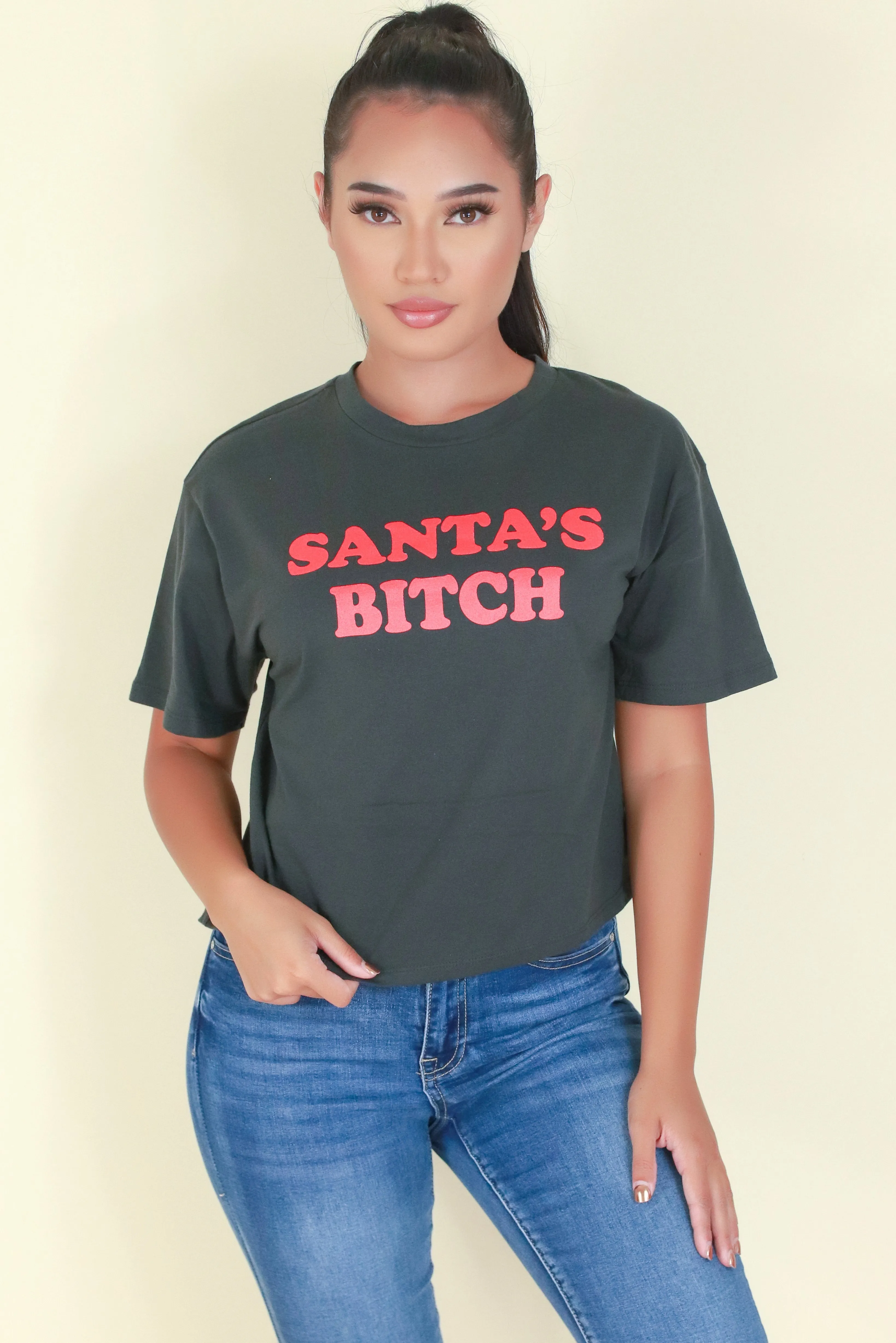 SANTA'S BITCH TOP
