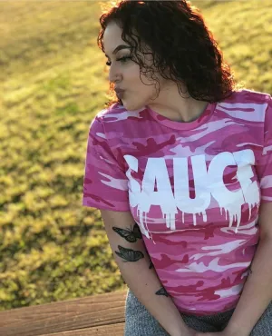 Sauce | Pink Camo Tee