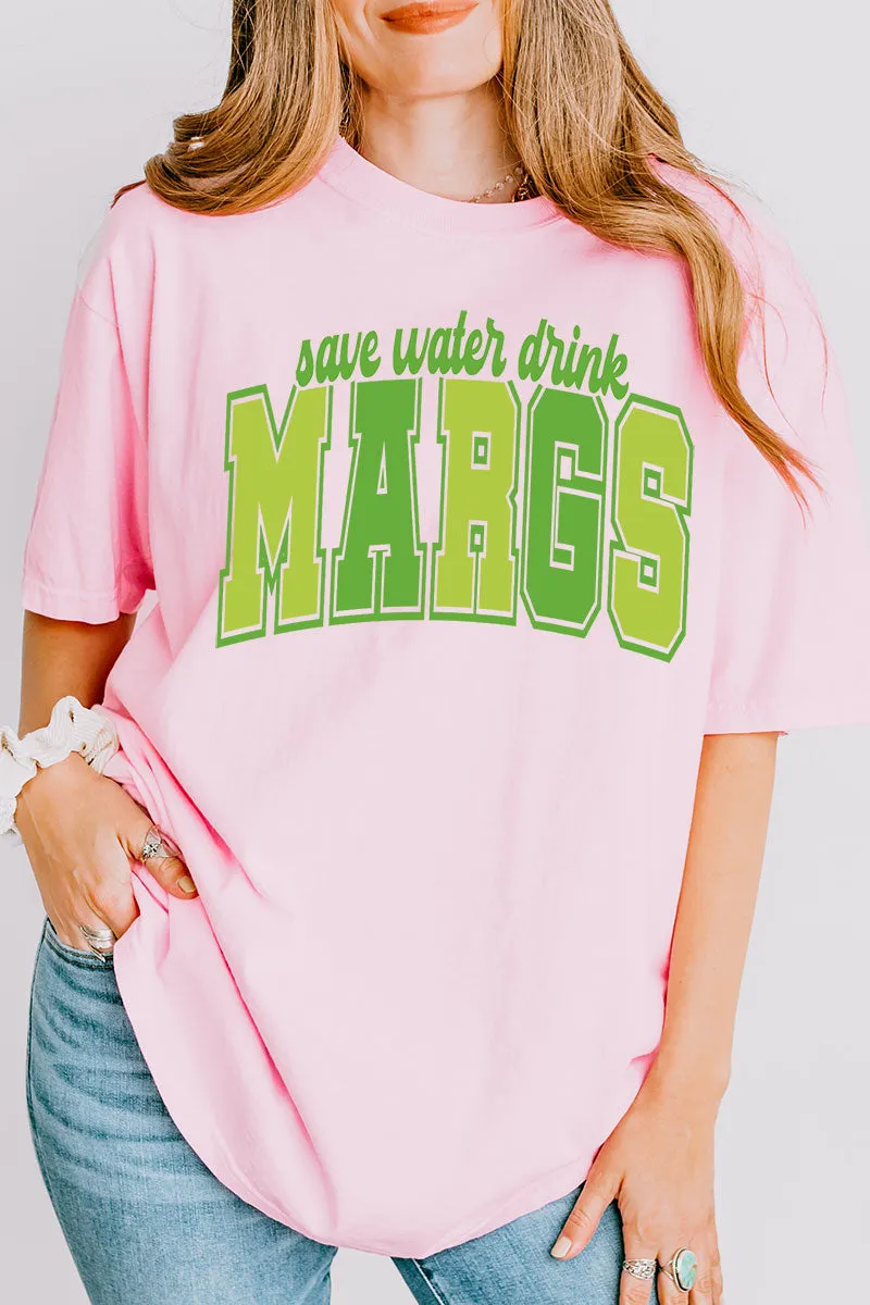 Save Water Drink Margs Comfort Colors Adult Ring-Spun Cotton Tee