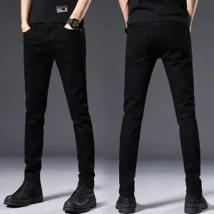SchwarzFlex Herren Slim Fit Casual Hosen mit Kleinem Fuß