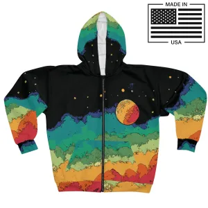 Scifi Lofi Zip Up Hoodie