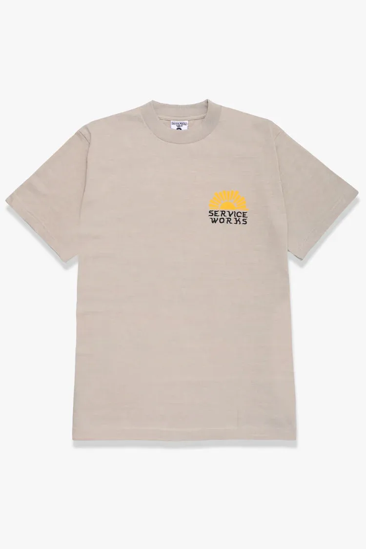 Service Works Sunny Side Up Tee Stone