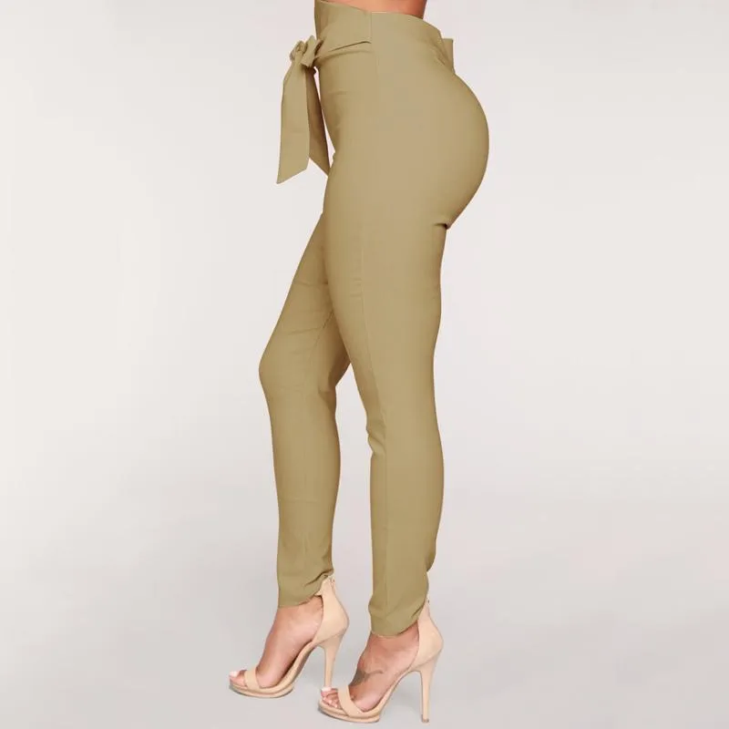 Sexy Bow Slim Elastic Pants