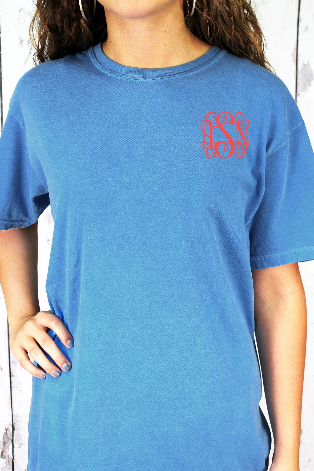Shades of Blue Comfort Colors Adult Ring-Spun Cotton Tee *Personalize It