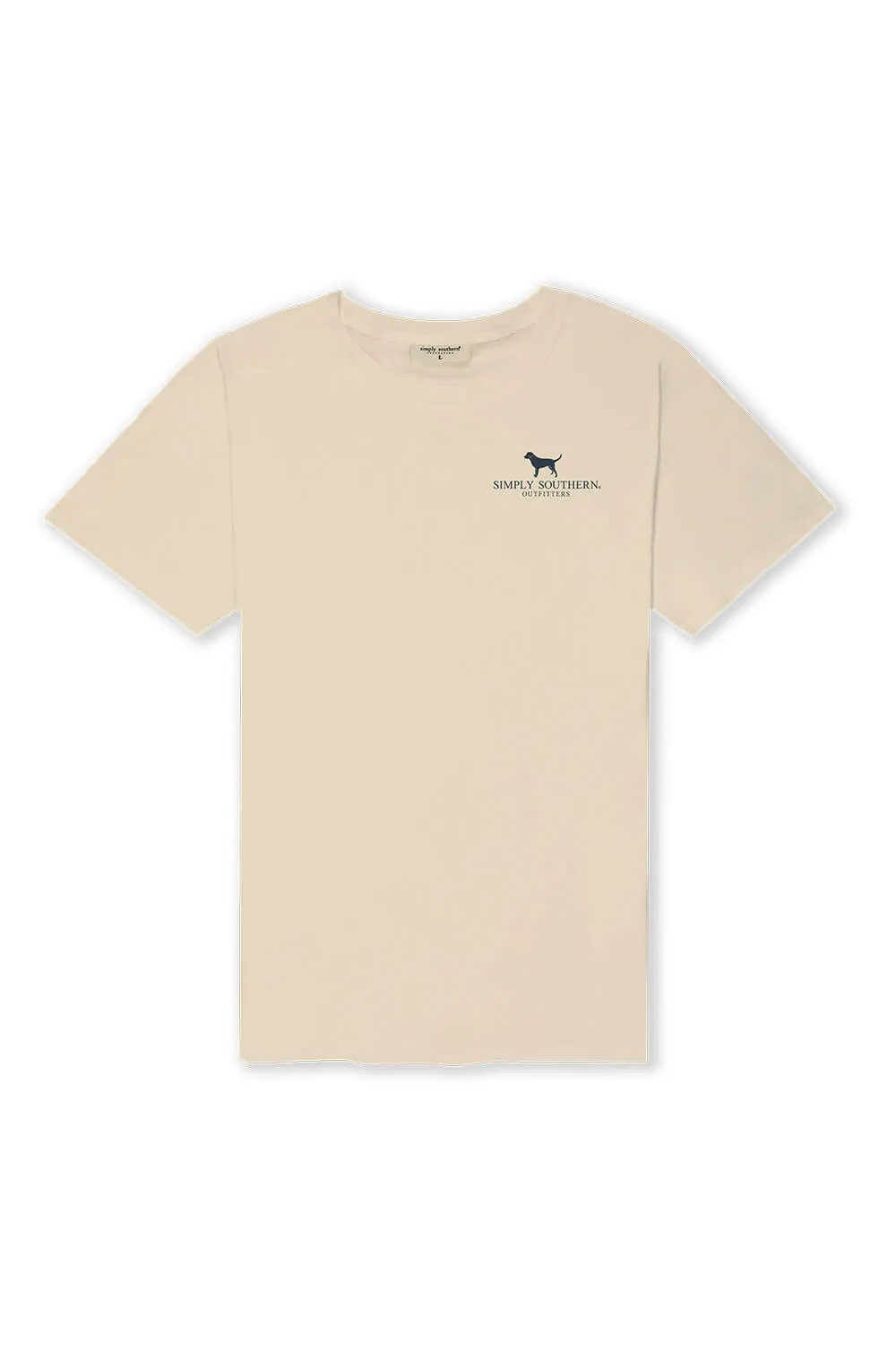 Simply Southern Camo Dog T-Shirt for Men in Sand | MN-SS-CAMODOG-SAND-S