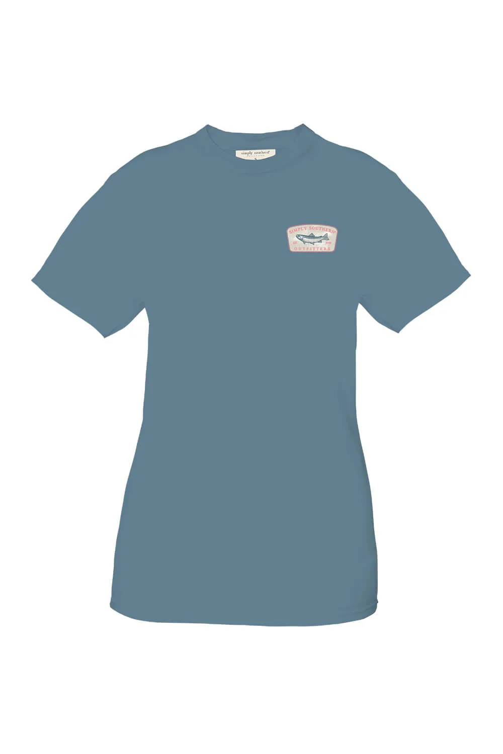 Simply Southern Fish Logo T-Shirt for Men in Blue | MN-SS-FISHLOGO-COMET-S
