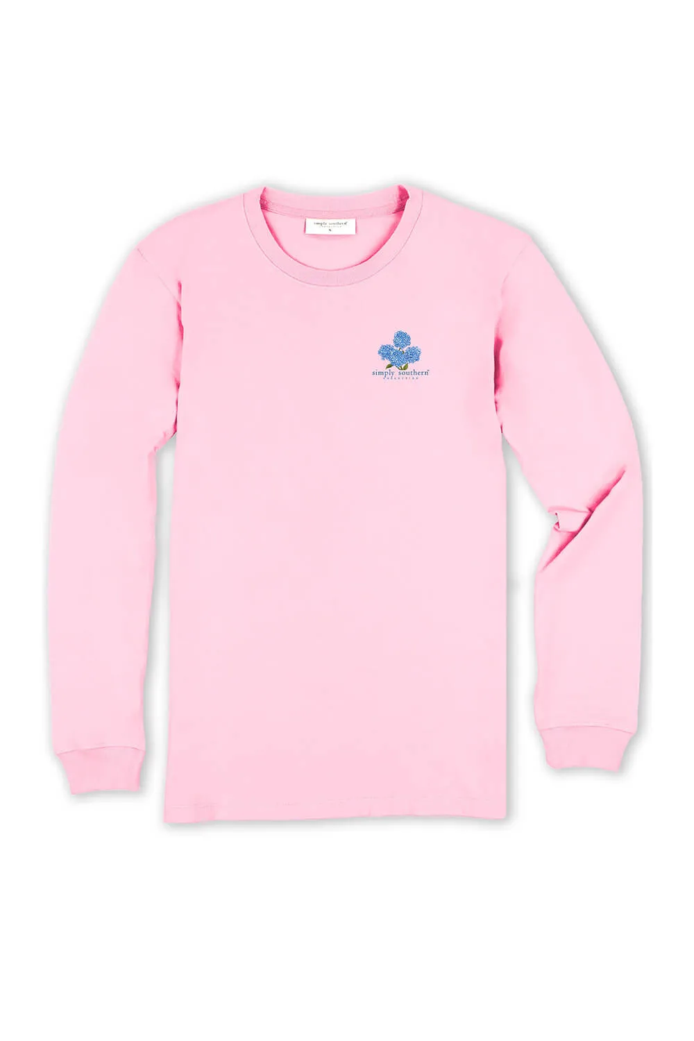 Simply Southern Plus Size Long Sleeve Faith Over Fear T-Shirt for Women in Candy Pink | EXT-LS-FAITH-CANDY