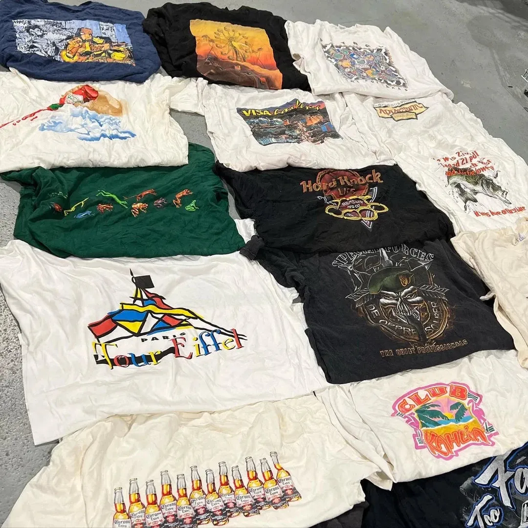 Single Stitch Graphic T-Shirt Bale