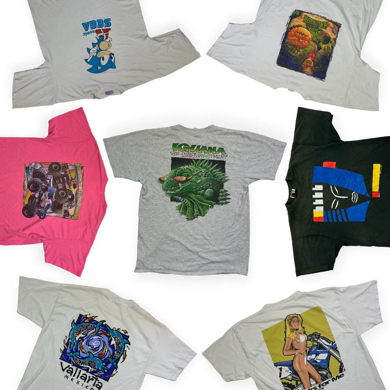 Single Stitch Graphic T-Shirt Bale