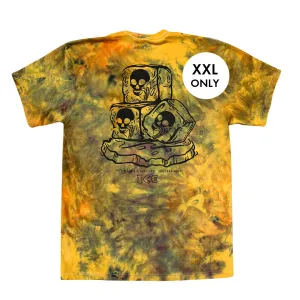 SKULLPHONE "Keep It Cool" Tie Dye Tee Gold