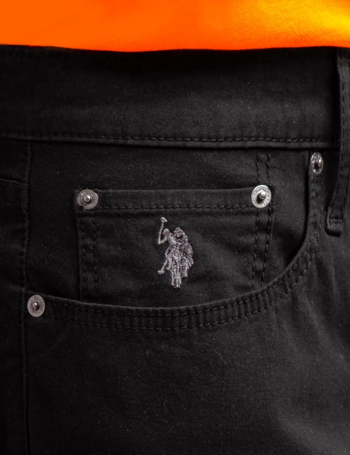 SLIM STRAIGHT 5 POCKET STRETCH CHINO PANTS