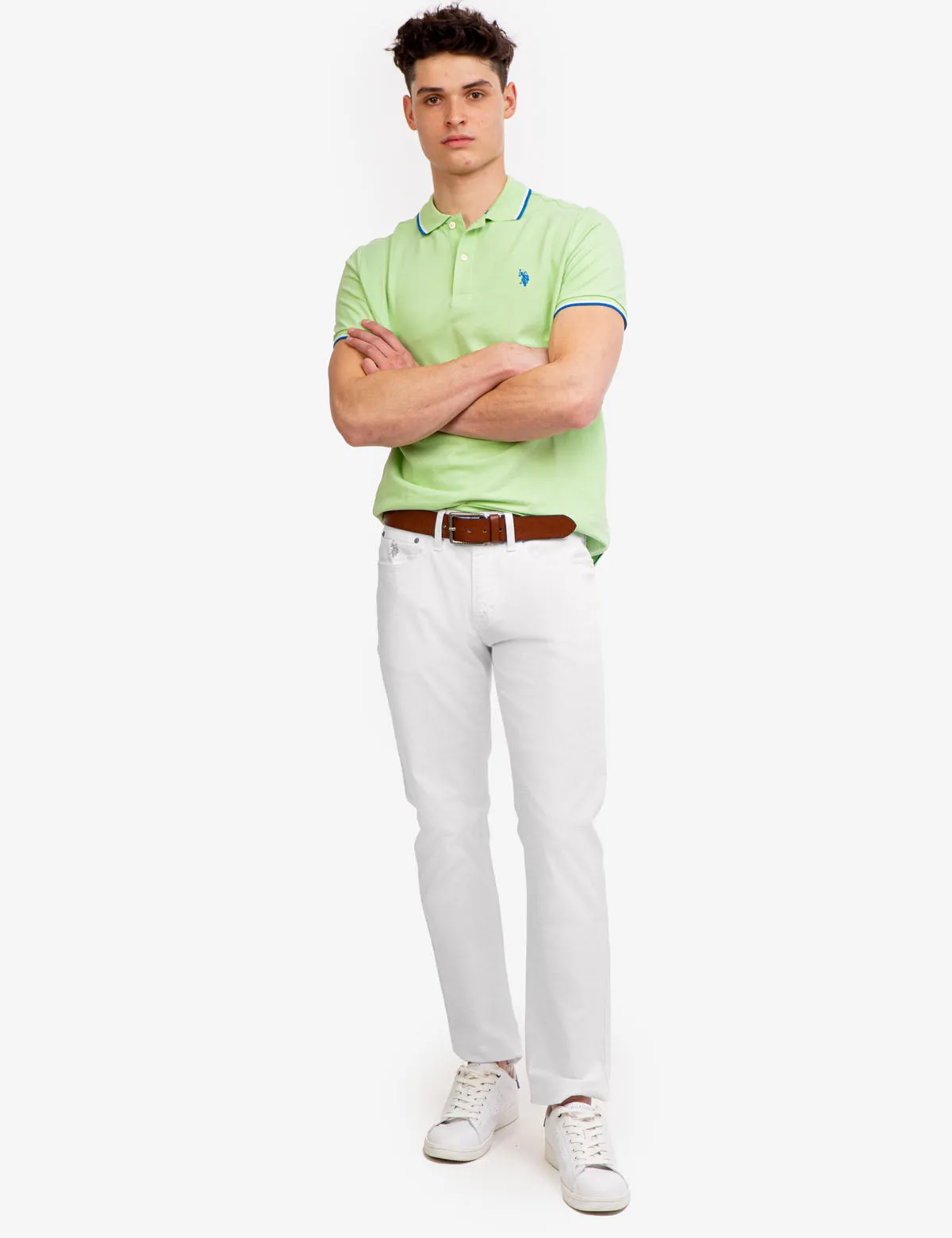 SLIM STRAIGHT 5 POCKET STRETCH CHINO PANTS