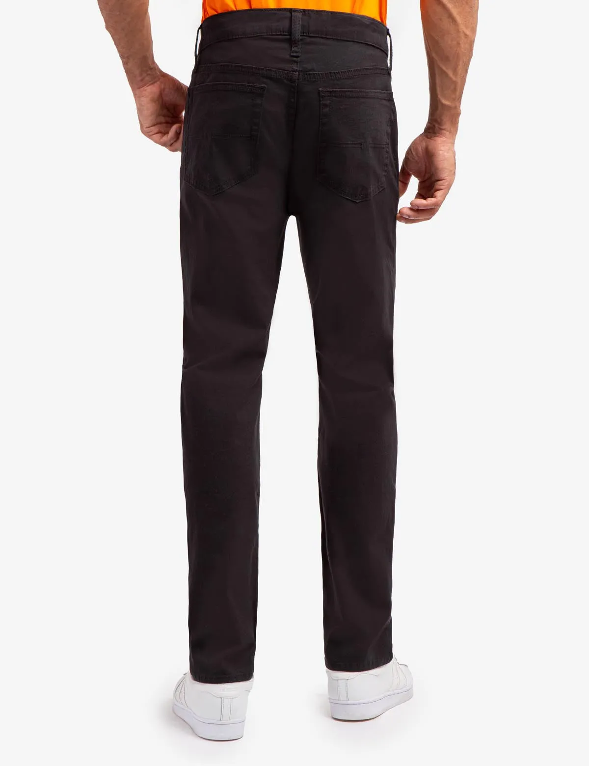 SLIM STRAIGHT 5 POCKET STRETCH CHINO PANTS