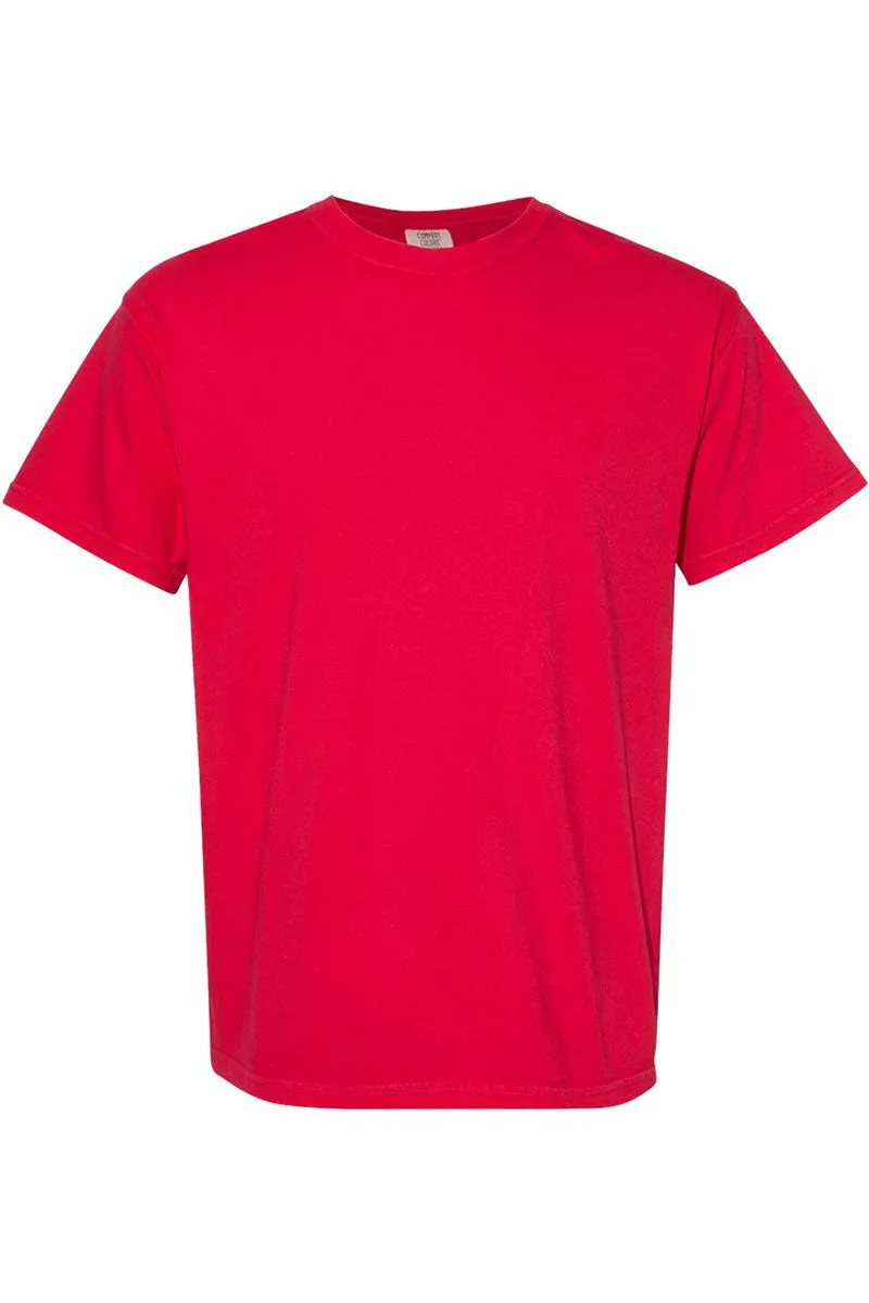 Softball Checkered Mama Comfort Colors Adult Ring-Spun Cotton Tee
