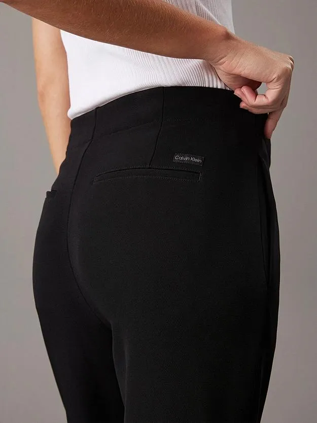 Split Hem Slim Leg Pant