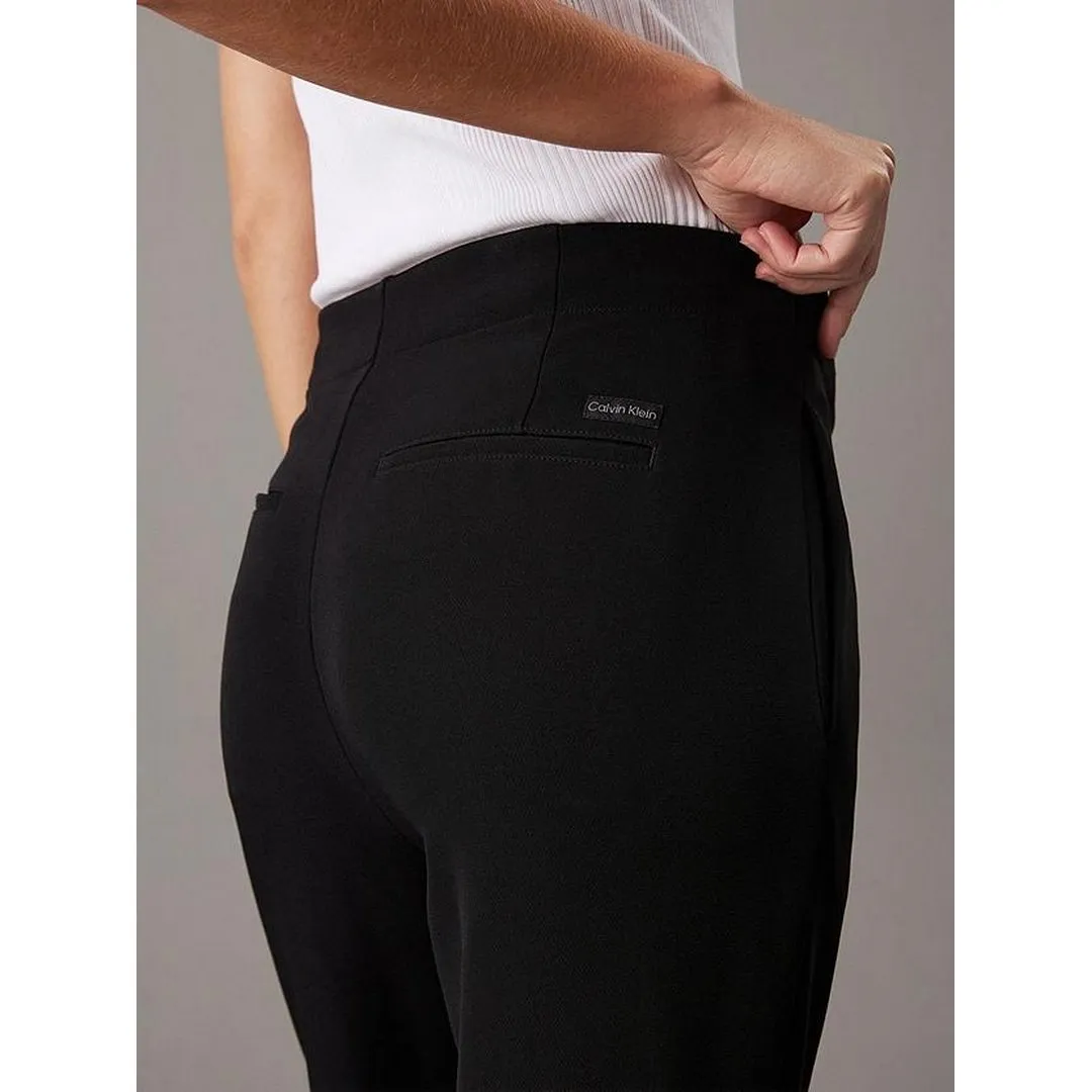 Split Hem Slim Leg Pant