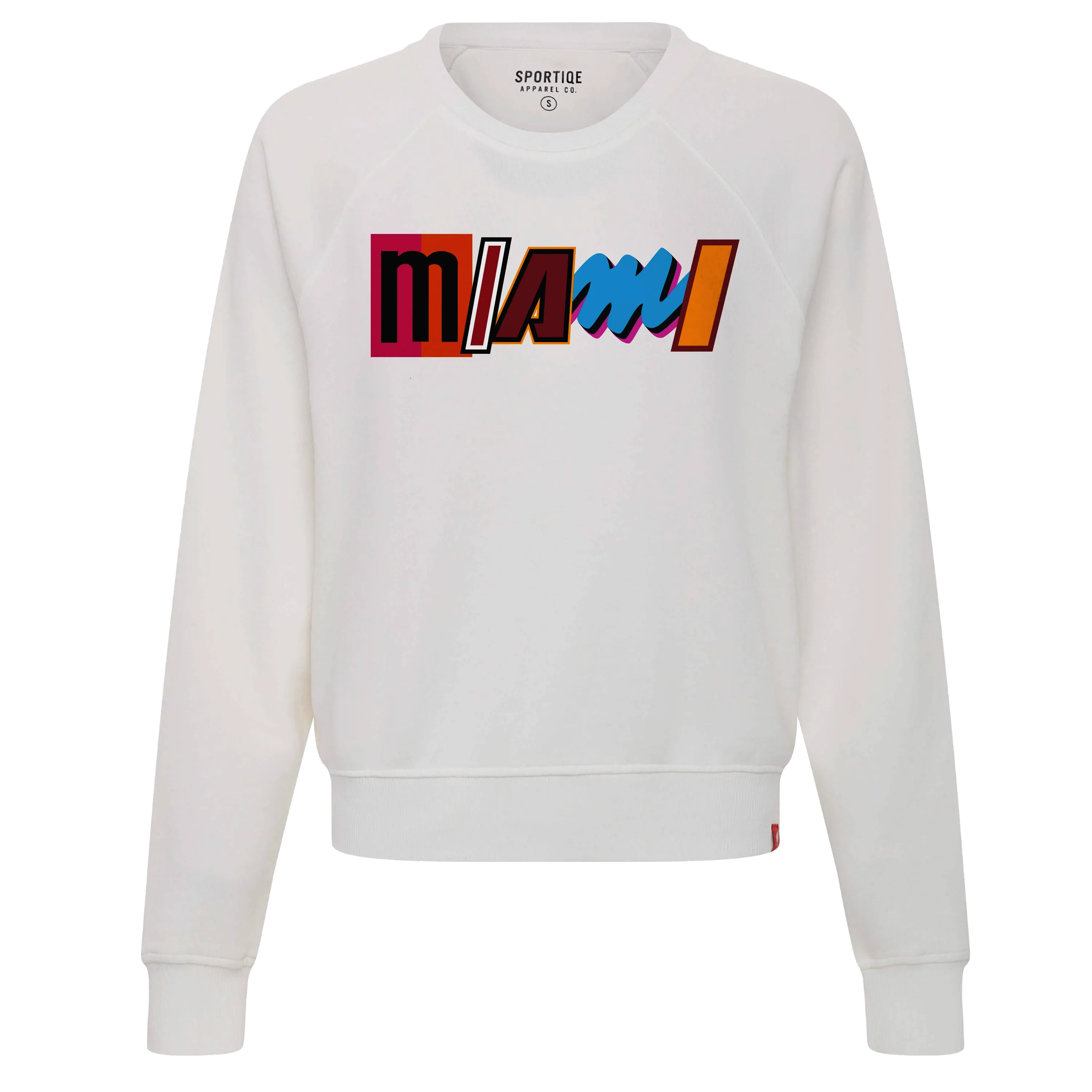 Sportiqe Miami Mashup Vol. 2 Women's Crop Crewneck