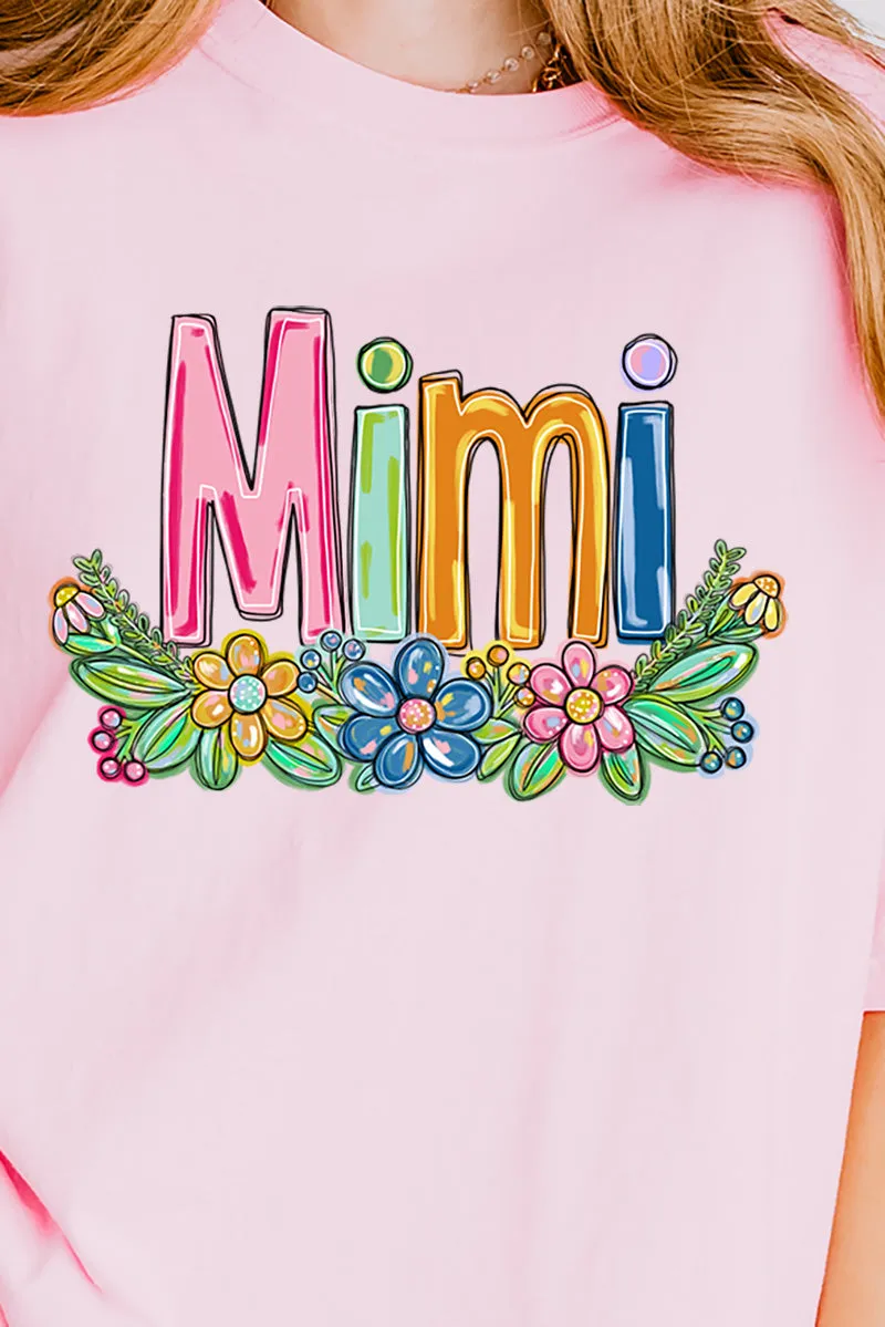 Spring Floral Mimi Comfort Colors Adult Ring-Spun Cotton Tee