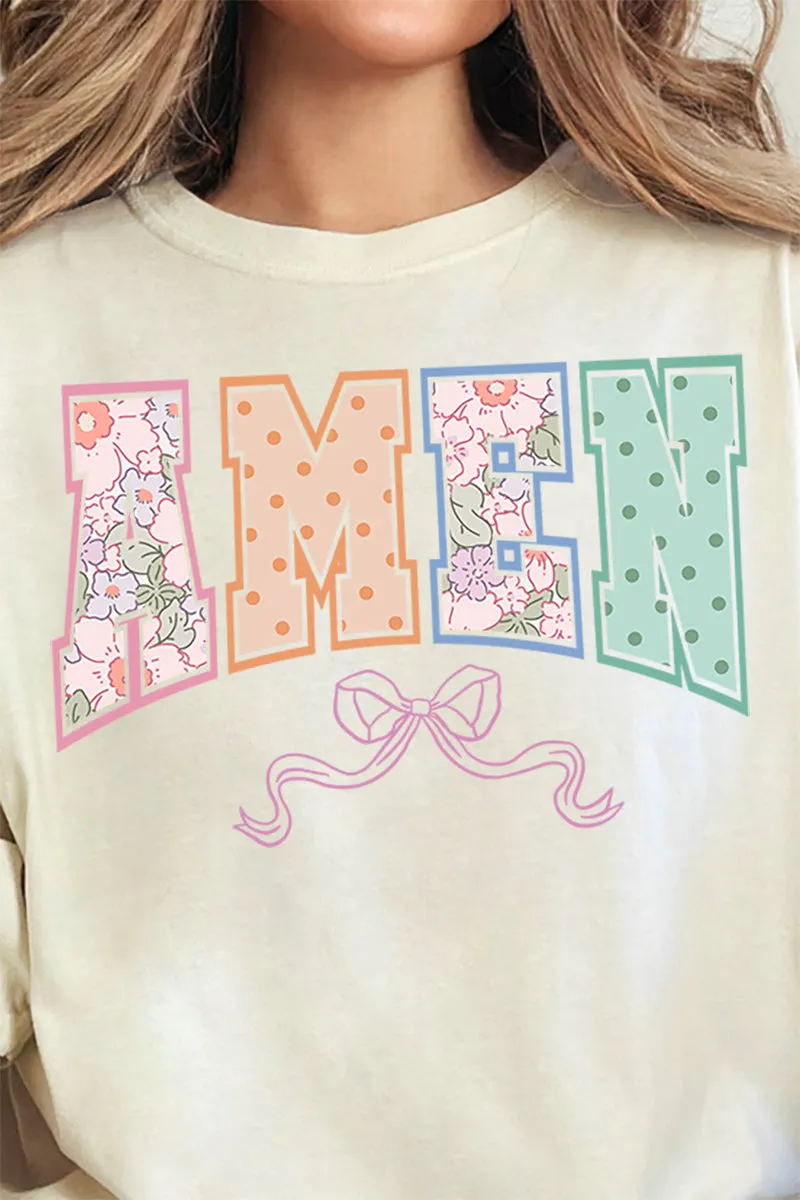 Springtime Amen Comfort Colors Adult Ring-Spun Cotton Tee