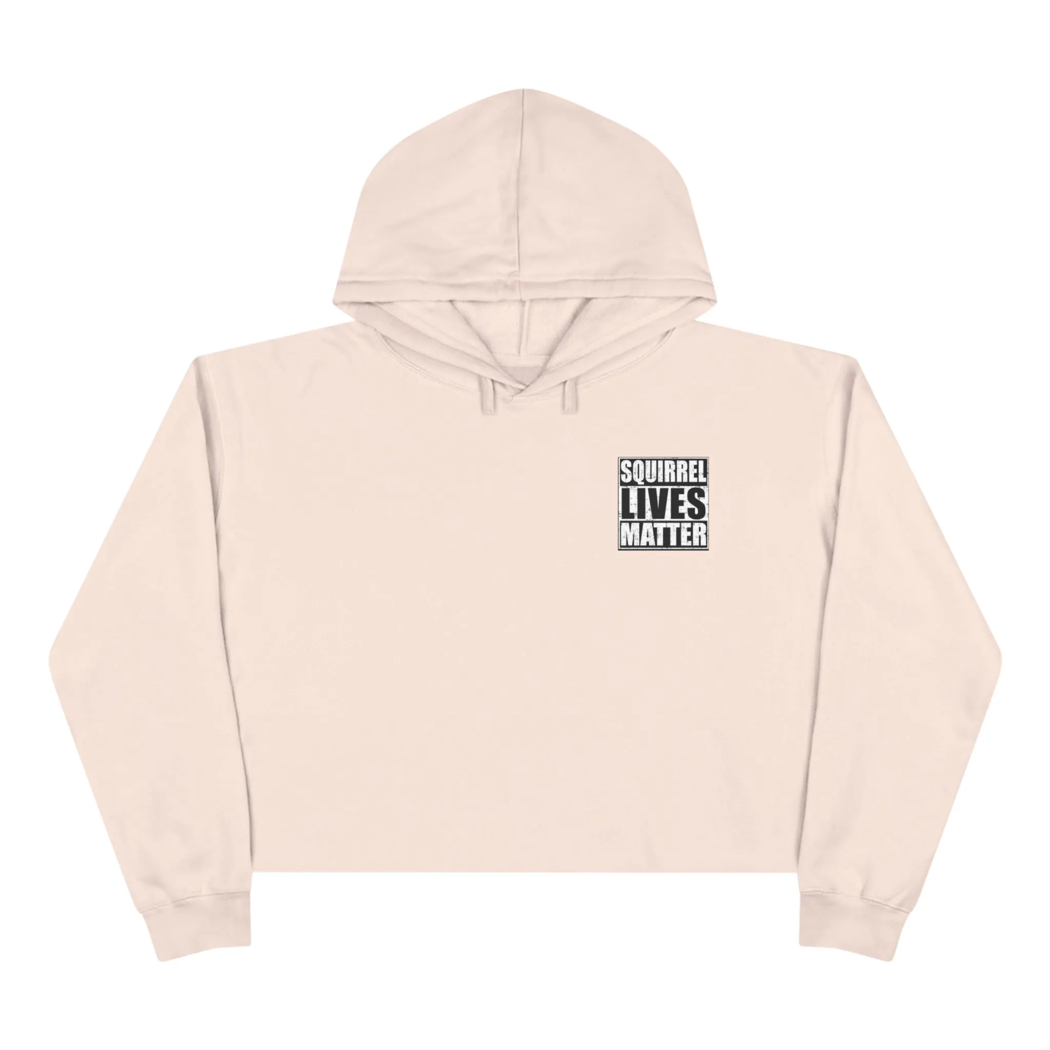 Squirrel Lives Matter Crop Hoodie