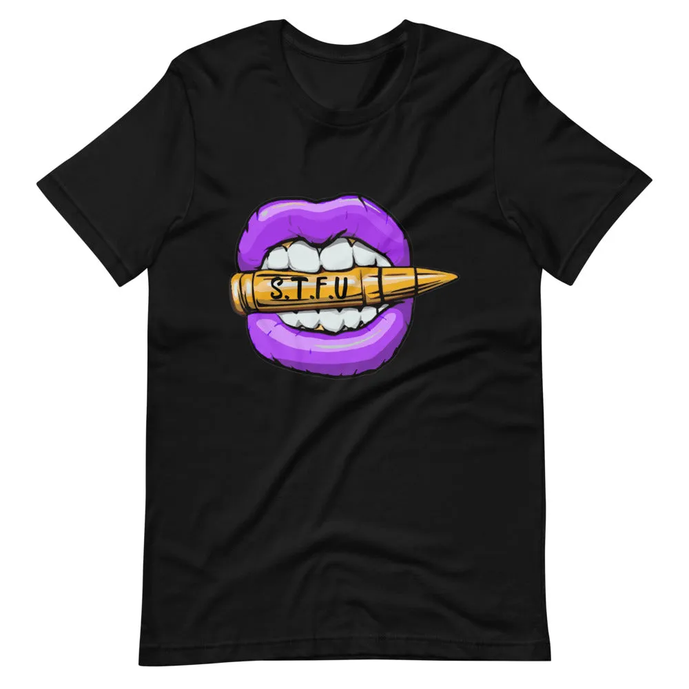 STFU Electric Purple Logo Short-Sleeve Unisex T-Shirt