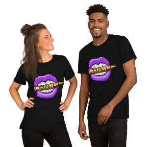 STFU Electric Purple Logo Short-Sleeve Unisex T-Shirt